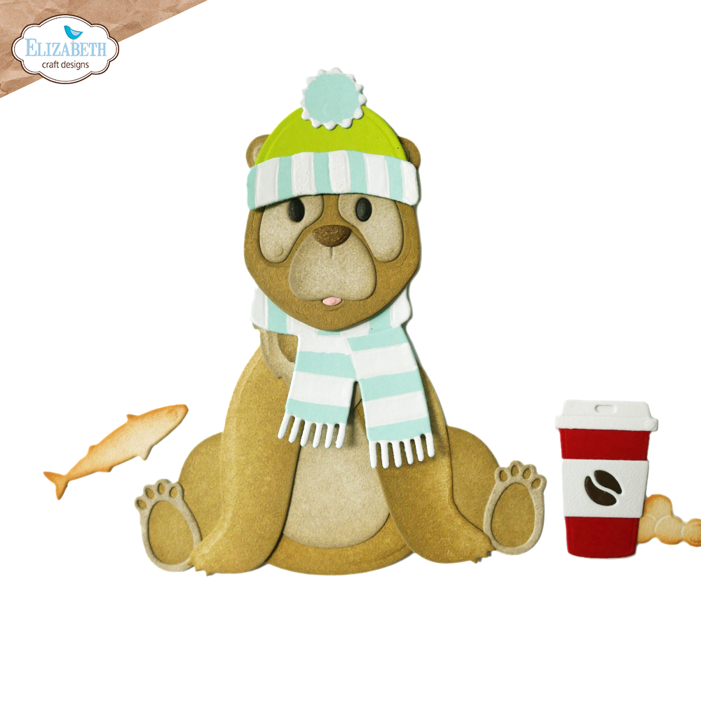 Elizabeth Craft Designs Oli the Bear Die Set